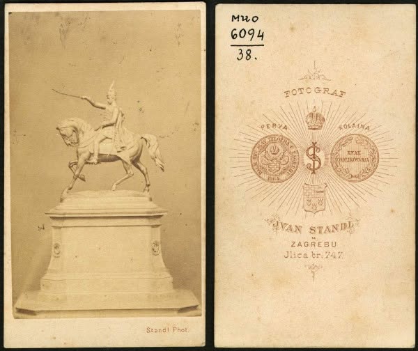 Spomenik banu Jelačiću 1866. godine (Ivan Standl) (MUO)